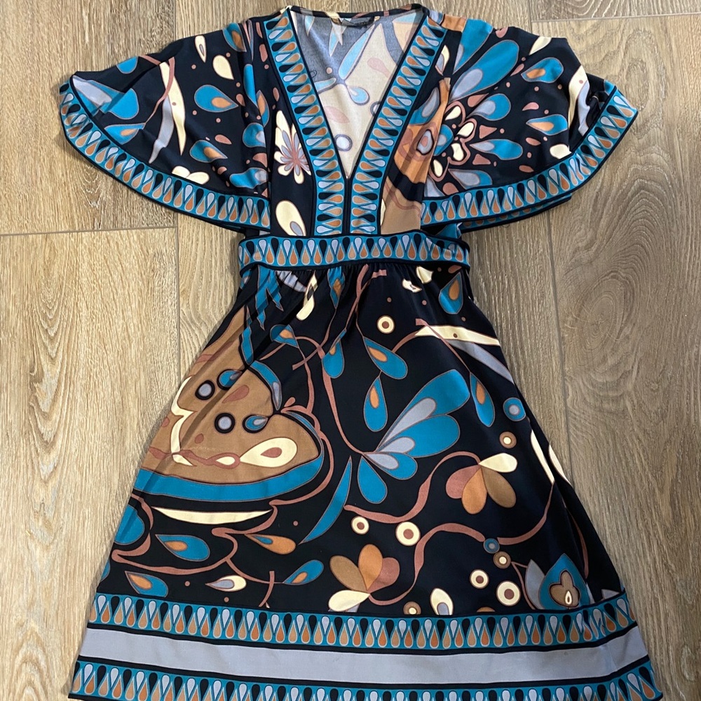 BCBG MAXAZARIA empire waist mini dress